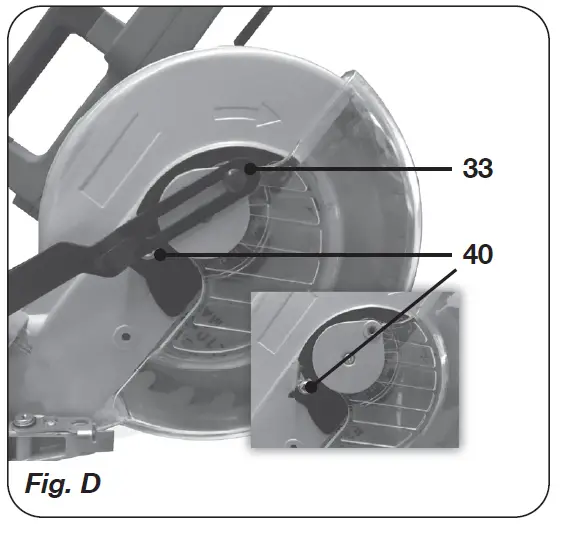 FERM MSM1040 Radial Mitre Saw fig 4