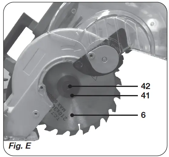 FERM MSM1040 Radial Mitre Saw fig 5
