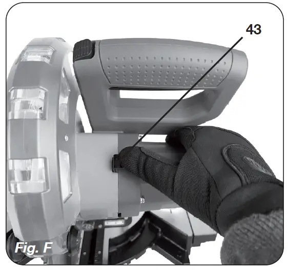 FERM MSM1040 Radial Mitre Saw fig 6