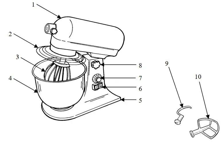 FIG 1 mixer components