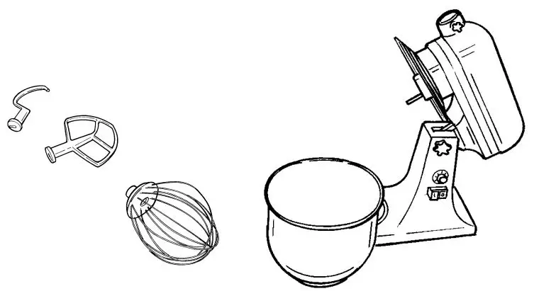 FIG 9 Mixer parts and components