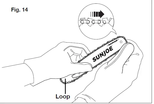 SUNJOE 24V HCS LTE CORDLESS PRUNING SAW fig 18