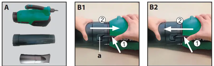 FERREX 705158 1100W Aldi Turbine Blower - figure 3