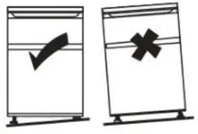 CANDY CCBF5172WHK Refrigerators Combined - Leveling the Unit