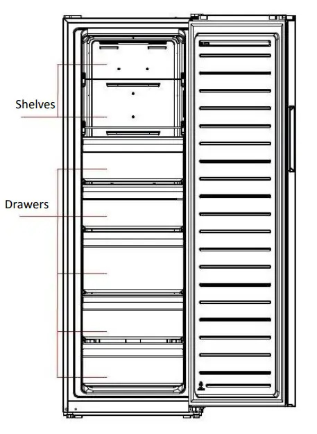 CANDY CCBF5172WHK Refrigerators Combined - PRODUCT OVERVIEW