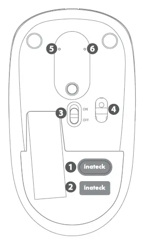 LICHENG MSO2001 2.4G Wireless Dual-Channel Mouse FIG 1