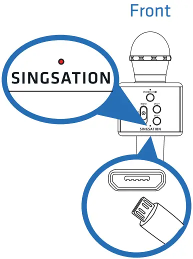 SINGSATION SPKA04 3 Watt Extension Speaker - Charge