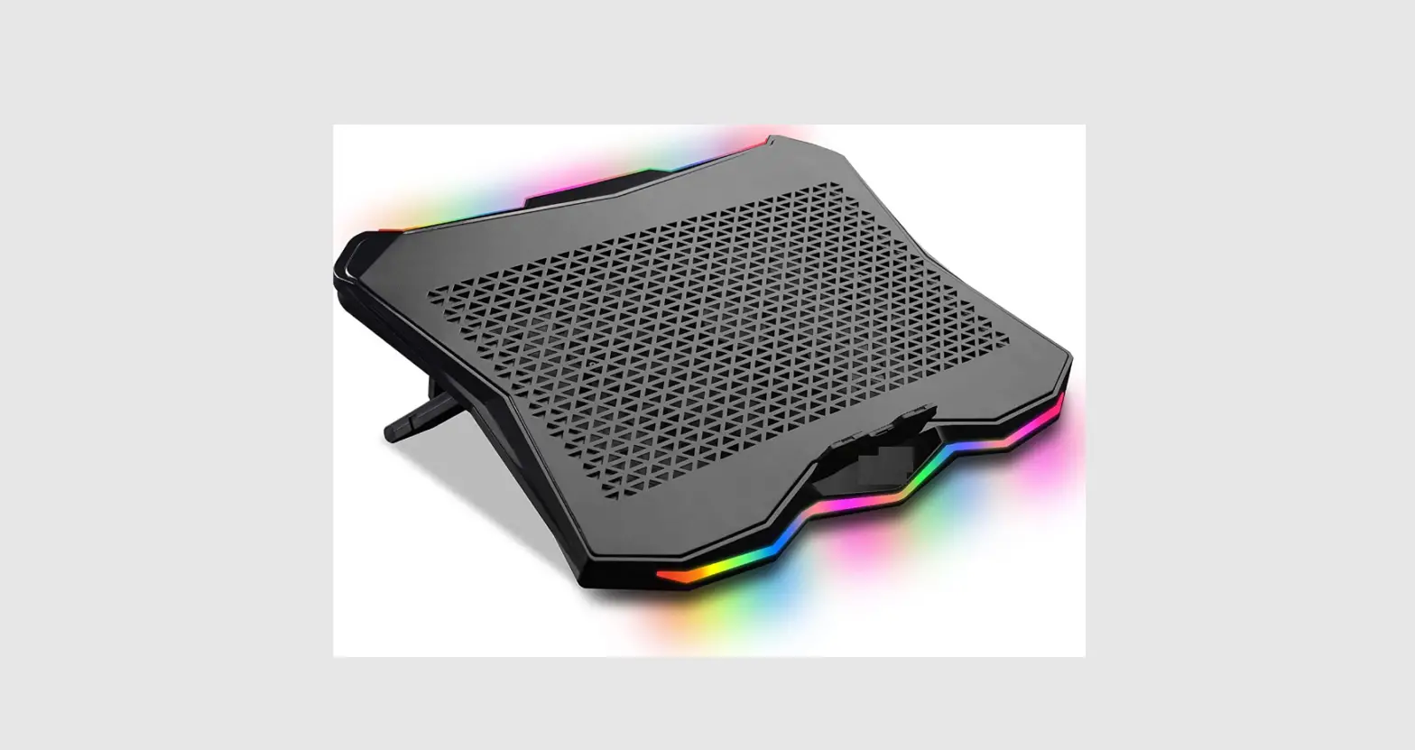 Aluratek Acprgb01f Ergonomic Usb Laptop Cooling Pad With Rgb Lights User Guide