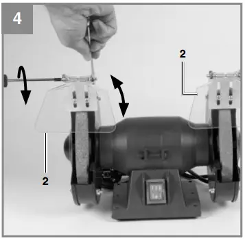 Einhell TC-BG 175 Bench Grinder 6