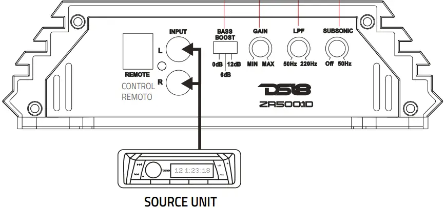 DS18 ZR500 1D 4 Channels Class Stereo Full Range Amplifier - fig12