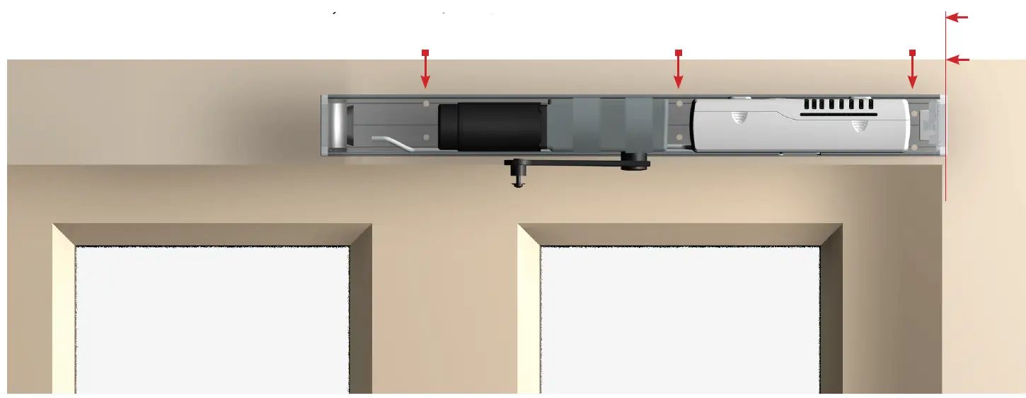 ATOS WING Frame Deluxe Door Closer 16
