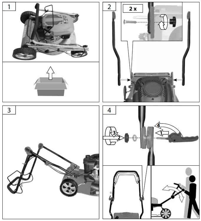 GUDE 460ES LAWN MOWER BIG WHEELER - fig1