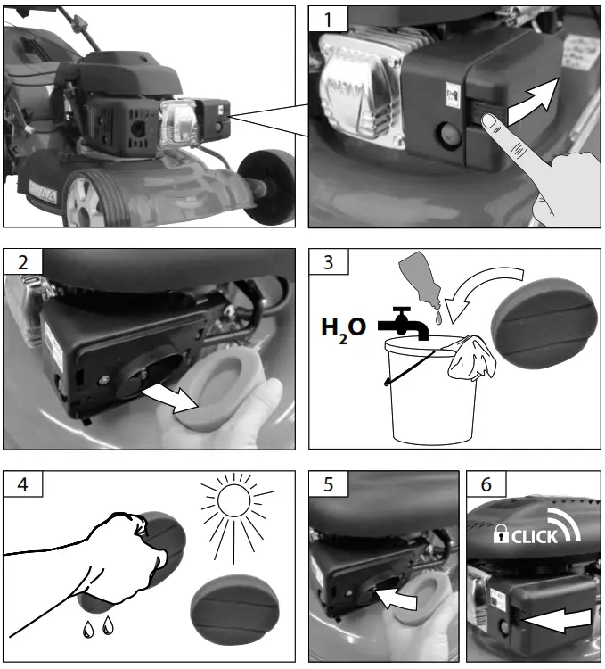 GUDE 460ES LAWN MOWER BIG WHEELER - fig19