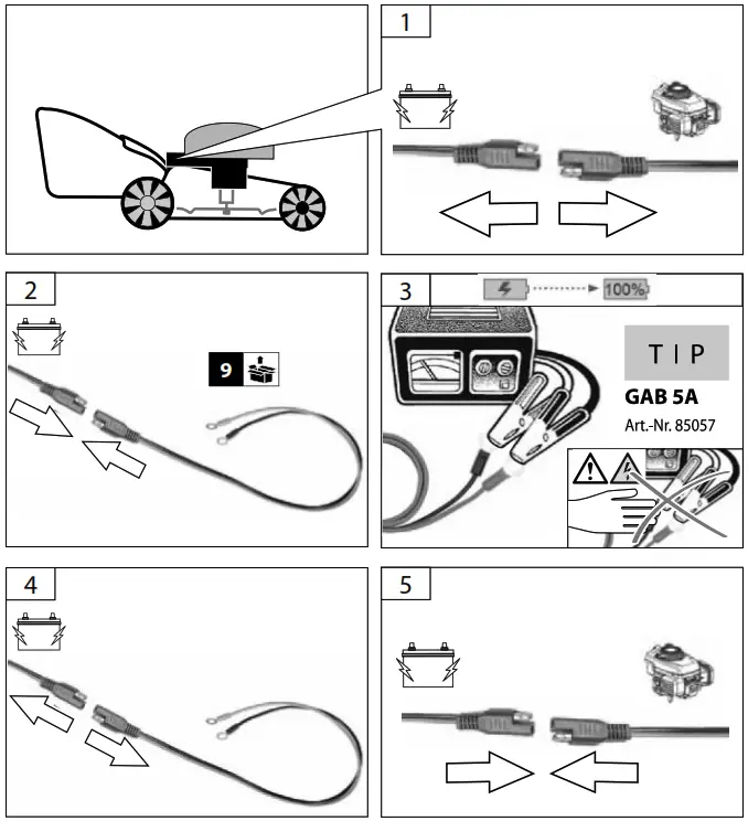 GUDE 460ES LAWN MOWER BIG WHEELER - fig22