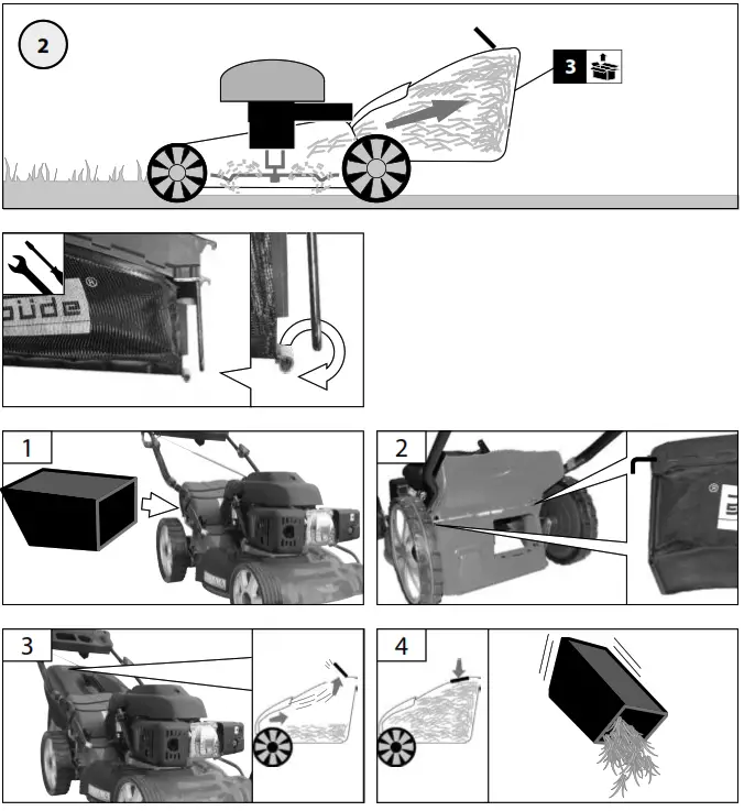 GUDE 460ES LAWN MOWER BIG WHEELER - fig8