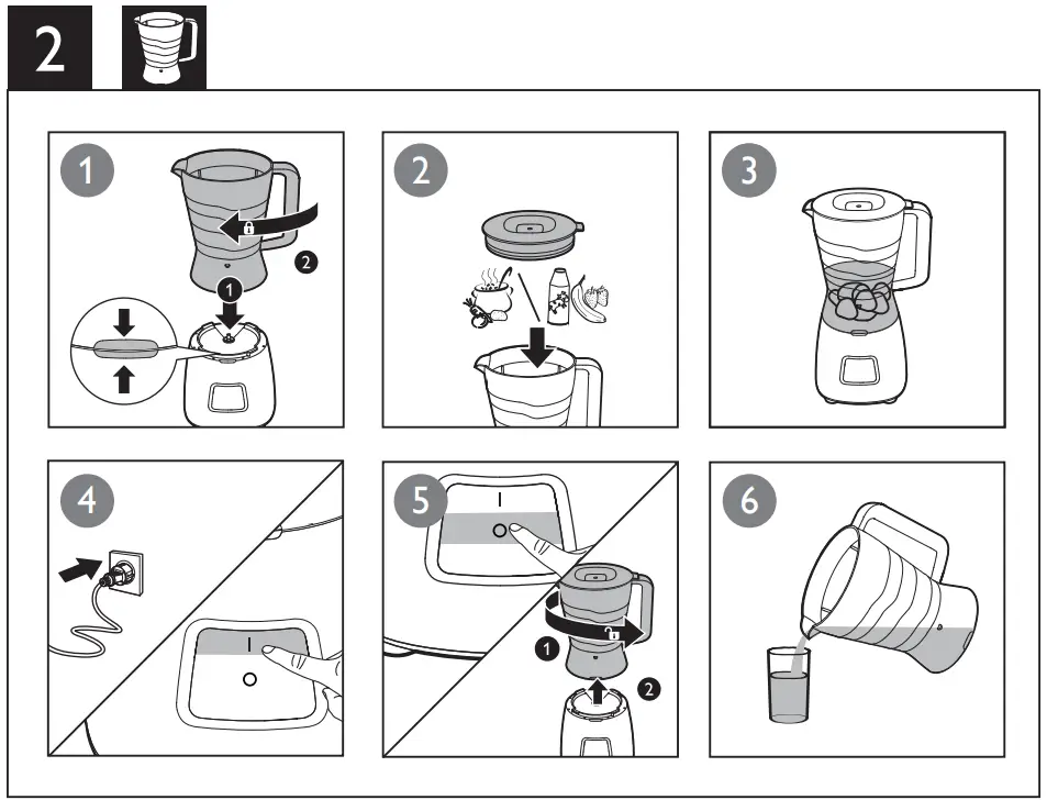 PHILIPS HR2058 Daily Collection Blender - fig 1