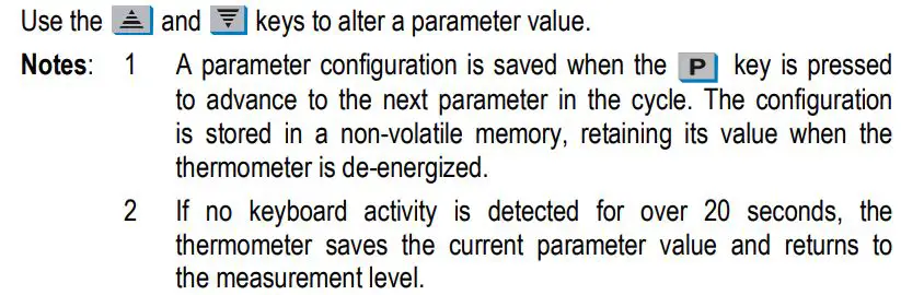 NOVUS N320 Temperature meter User Manual - OPERATION
