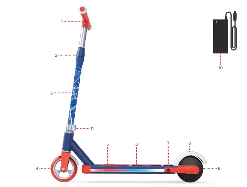 JETSON Marvel Spider-Man Kids Electric Scooter fig 2
