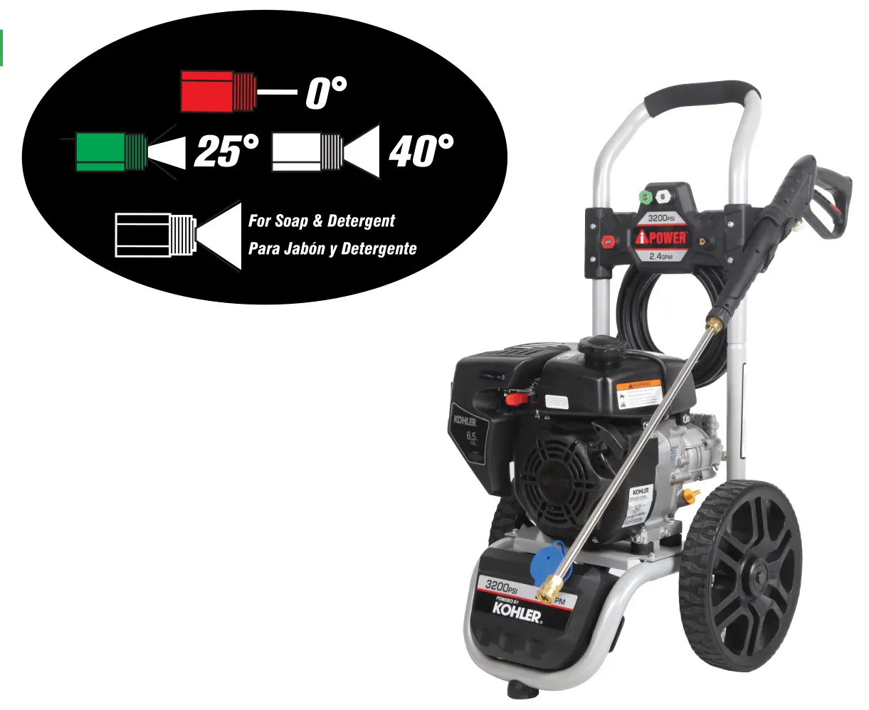 IPOWER APW3200KH Pressure Washer - overview