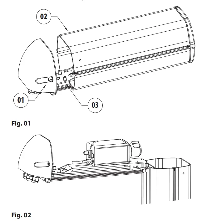 VIDEOTEC HEB Surveillance Camera Housing - fig