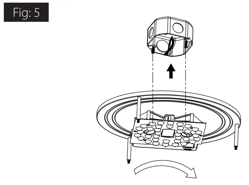 RAB CRVFAS 11R16-9CCT 120 W CURV LED Ceiling Fixtures - fig 5