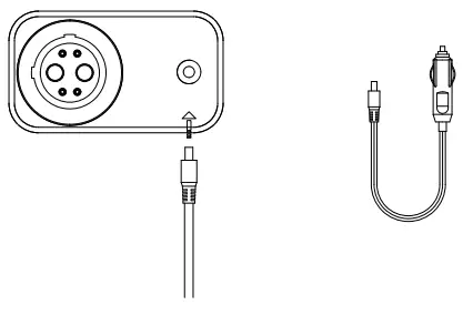 Charging with Vehicle Cigarette Lighter
