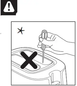 PHILIPS Bread Maker -Warning