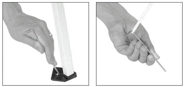 GLOBAL INDUSTRIAL 602190WH Portable Pop Up Canopy 7