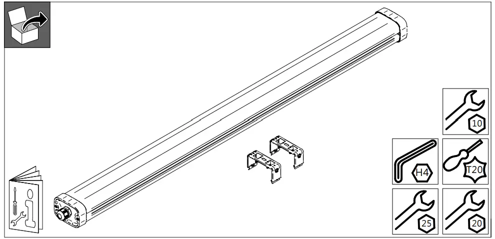 PHILIPS WT475C LED Waterproof Batten Pacific 1