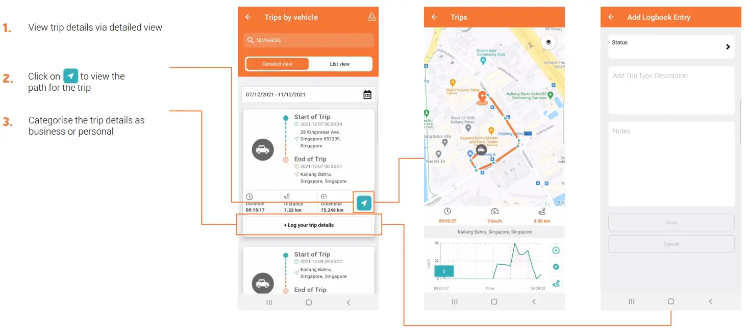 CARTRACK GPS Vehicle and Fleet Mobile Application - LOGIN Categorise