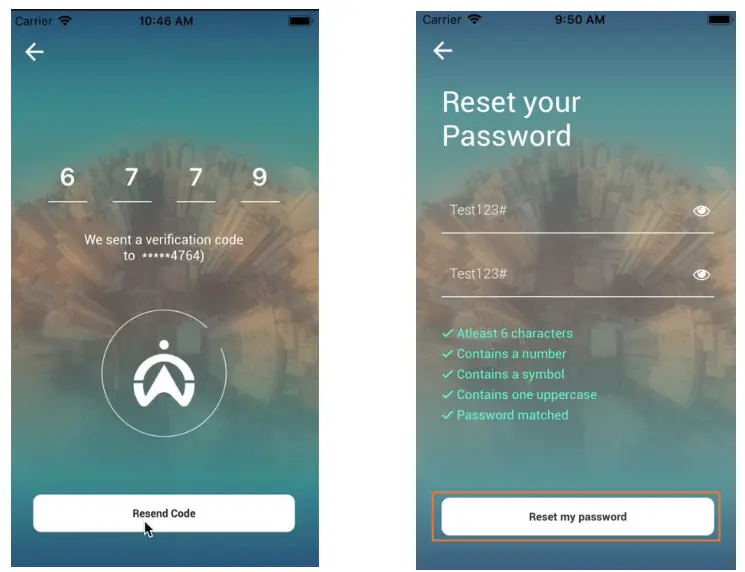 CARTRACK GPS Vehicle and Fleet Mobile Application - LOGIN DETAILS
