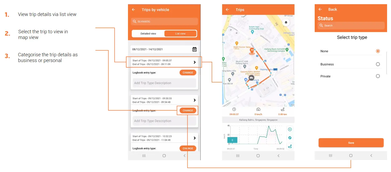 CARTRACK GPS Vehicle and Fleet Mobile Application - map