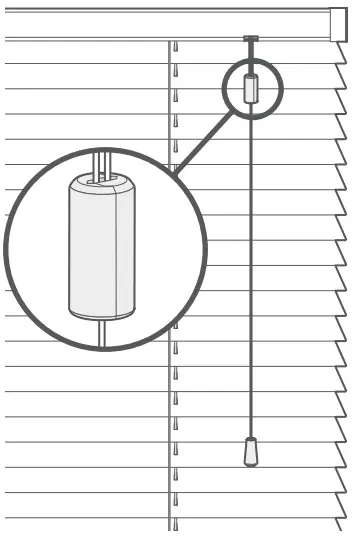 blinds2go Top Down or Bottom Up Pleated Blinds - Cord Condenser