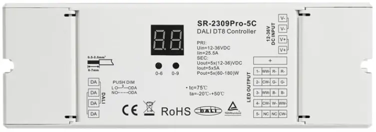 SUNRICHER Multi-addresses PRO DALI DT8 LED Controller User product