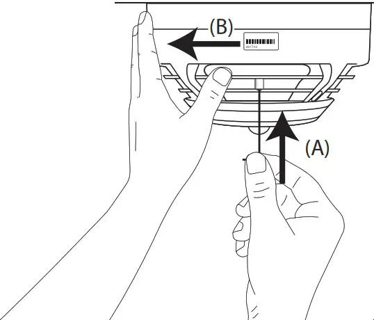 smartcell SC 23 0210-0001 99 Heat Detector and Combined Sounder Beacon - Device unlocking