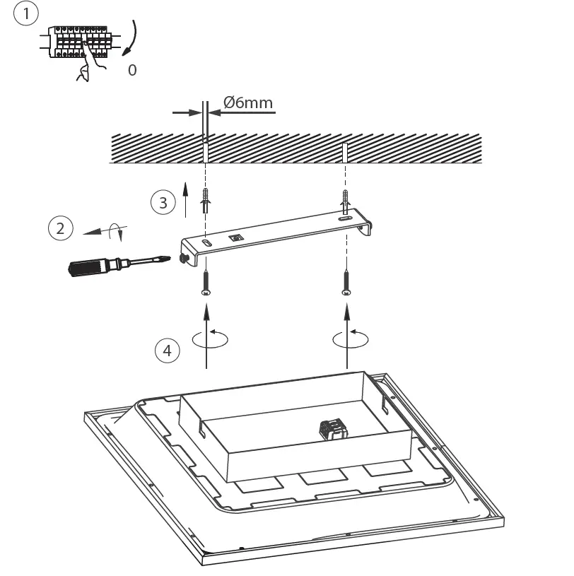 Leuchten Direkt 14740-18 Ceiling Lamp Flat fig (4)
