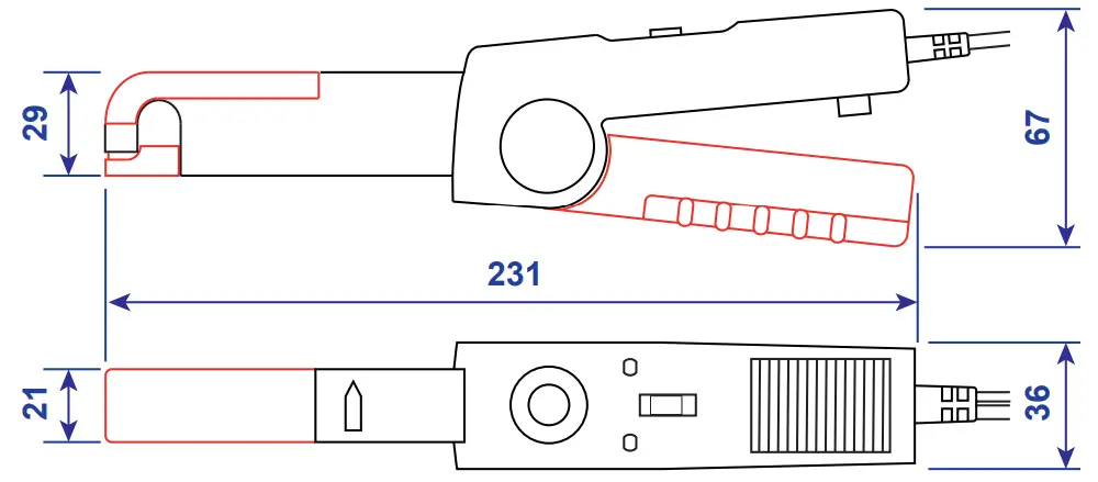 CHAUVIN ARNOUX E25 AC DC Current Clamp - Fig 15