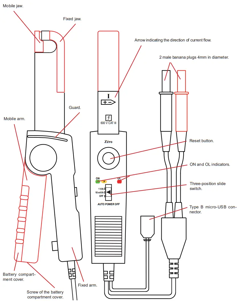 CHAUVIN ARNOUX E25 AC DC Current Clamp - Fig 3