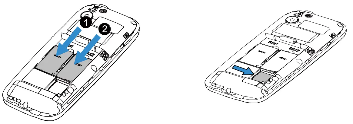 PHILIPS CTE102ABLK Xenium Mobile Phone fig