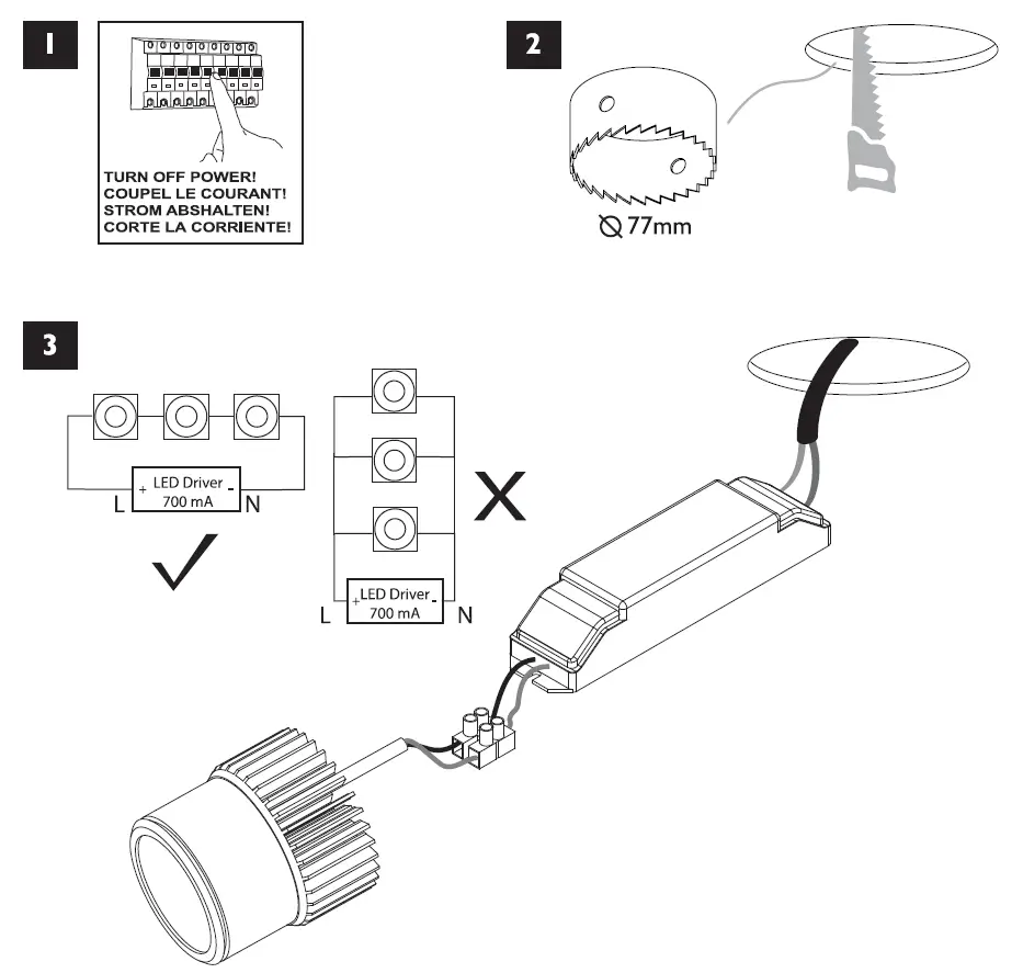 astro 1249005 Minima Round LED Light 2