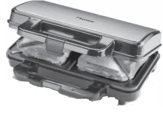 bESTRON ASM90XLCO Sandwich Maker-fig1