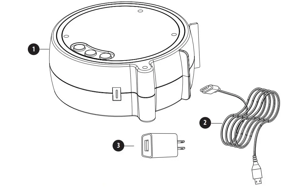 BlissLight Sky Lite Laser Projector - PARTS LIST