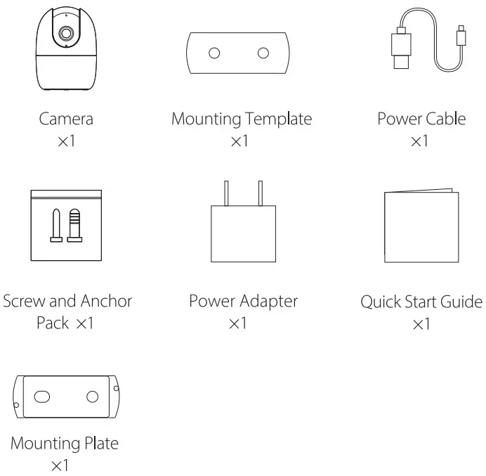 IMOU 360 AC1C Indoor Security Camera 2K Home Camera - FIGURE 1