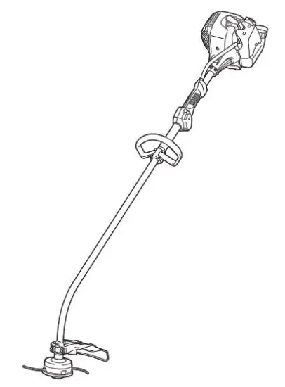 DOLMAR LT-27 2-Cycle Curved Shaft String Trimmer