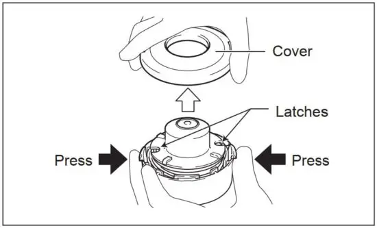 FIG 29 Replacing the nylon cord
