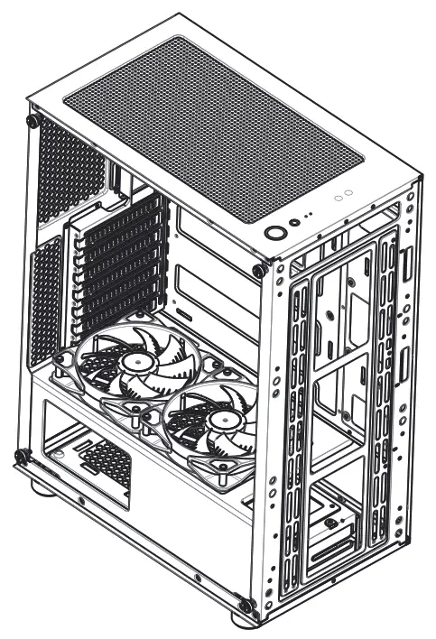 AZZA Spectra ATX Mid-Tower Case - 10