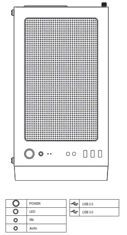 AZZA Spectra ATX Mid-Tower Case - 2