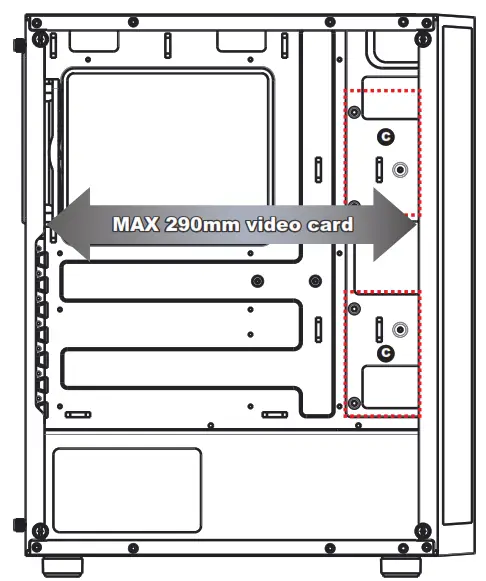 AZZA Spectra ATX Mid-Tower Case - 3