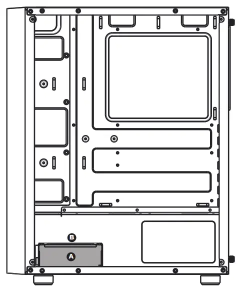 AZZA Spectra ATX Mid-Tower Case - 4