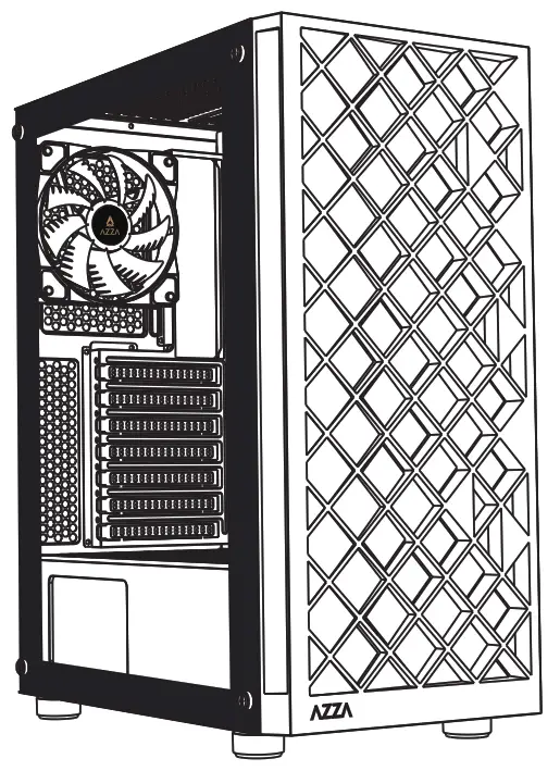 AZZA Spectra ATX Mid-Tower Case